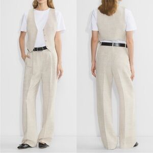 Cream Effortless Pants from Aritzia